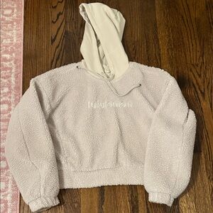 lululemon athletica Cream Hoodie Sweatshirt